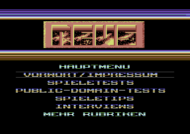 Screenshot Ausgabe 01 – September 1989
