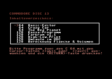 Screenshot Ausgabe 13