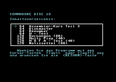 Screenshot Ausgabe 19