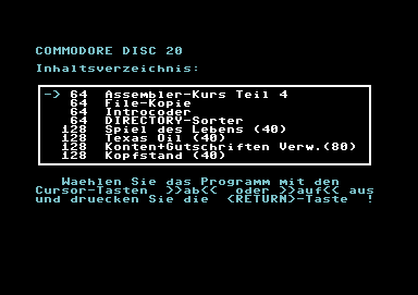 Screenshot Ausgabe 20
