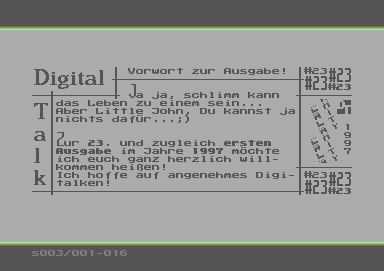 Screenshot Ausgabe 023 – Jänner 1997