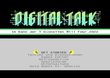 Screenshot Ausgabe 111 – Februar 2022 – „Im Bann der 7 Disketten“
