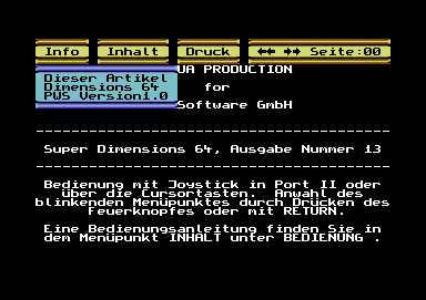 Screenshot Ausgabe 13