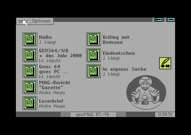 Screenshot Ausgabe 14 – Juli 1998