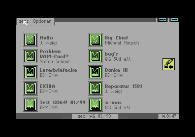 Screenshot GeoMag