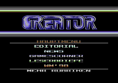 Screenshot Ausgabe 05 – Juni 1998