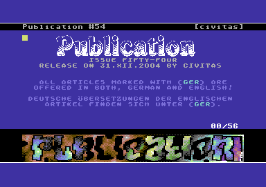 Screenshot Ausgabe 54 – Dezember 2004