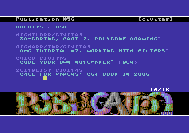 Screenshot Ausgabe 56 – August 2005