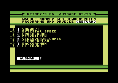 Screenshot Ausgabe 02 – 02/93