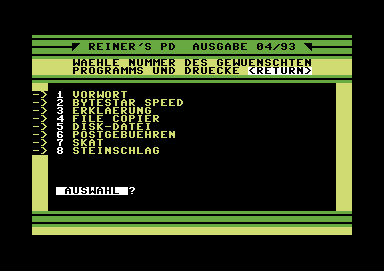 Screenshot Ausgabe 04 – 04/93