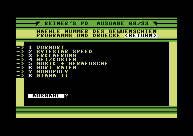 Screenshot Ausgabe 08 – 08/93