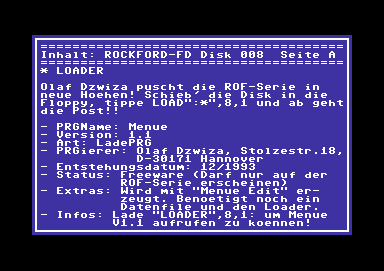 Screenshot Ausgabe 08 – Jänner 1994