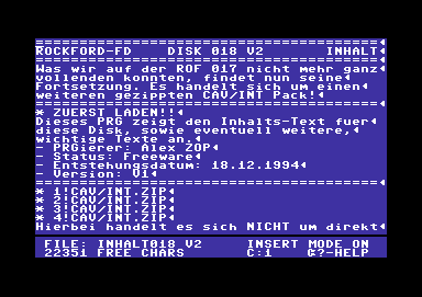 Screenshot Ausgabe 18 – August 1995