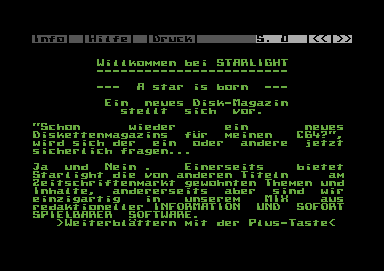 Screenshot Ausgabe 01 – 1990