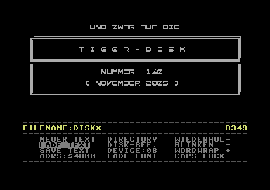Screenshot Ausgabe 140 – November 2005