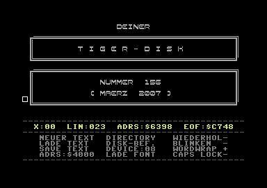 Screenshot Ausgabe 156 – März 2007