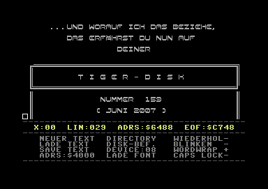 Screenshot Ausgabe 159 – Juni 2007