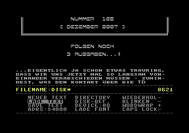 Screenshot Ausgabe 165 – Dezember 2007